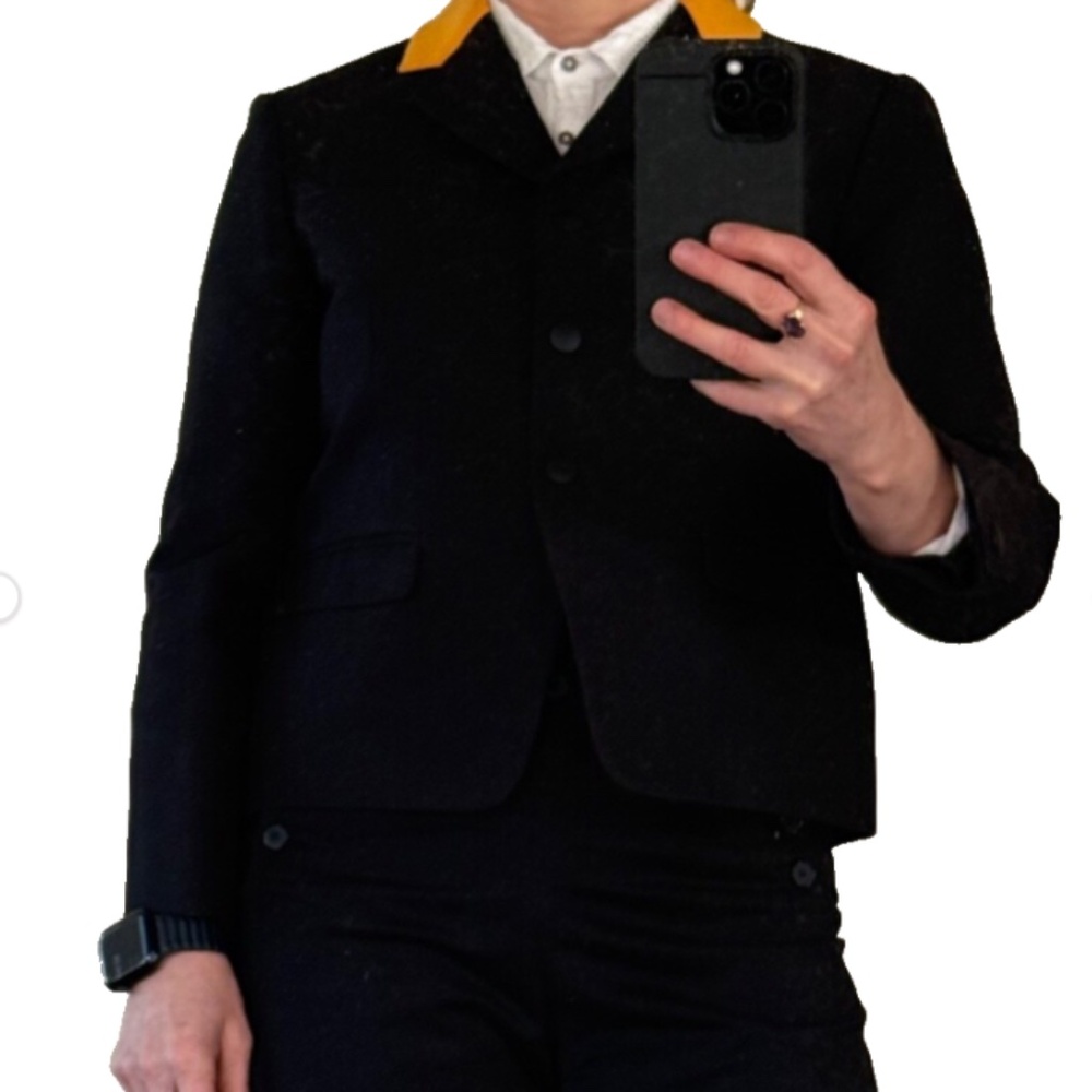 il Sander Navy - Black Jacket/Blazer  - Size 4